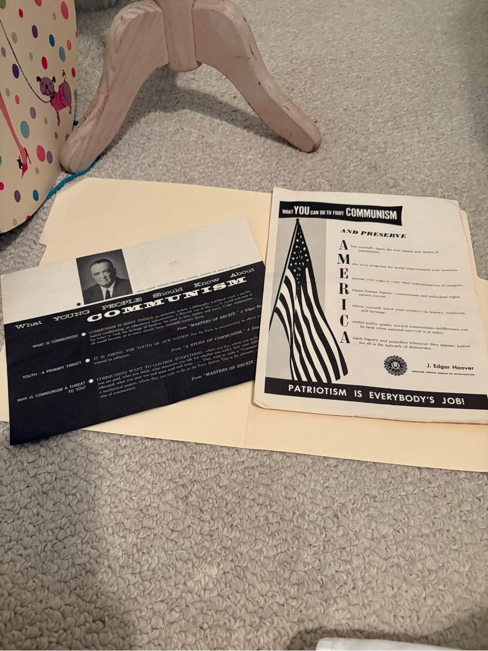 Communism 1963 Vintage Patriotic Educational Pamphlet Set - Black & White